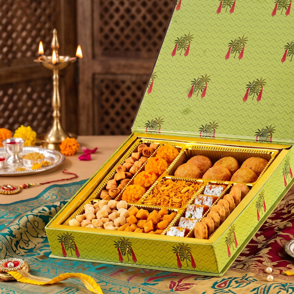 Silver Bhaji Box
