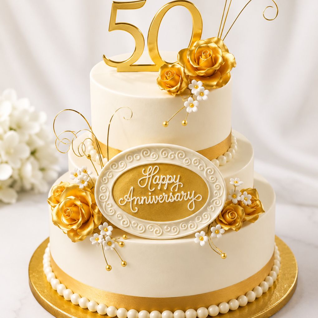 50th Anniversary Cakes