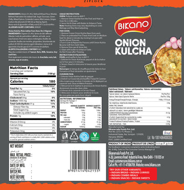 Onion Kulcha Frzn 400g - 0