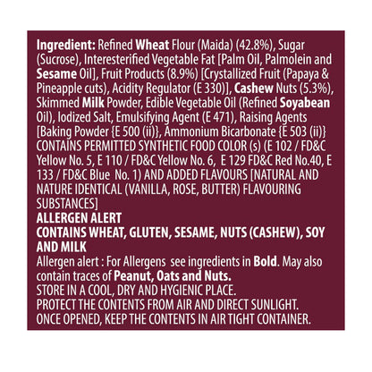 Biscuit Kaju Fruit