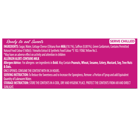 Kesar Rasbhari 1kg New