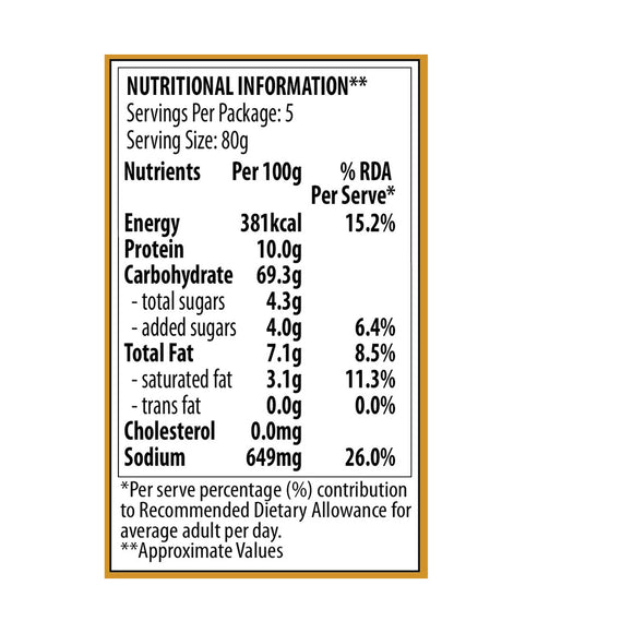 Tandoori Garlic Naan Frzn 400g