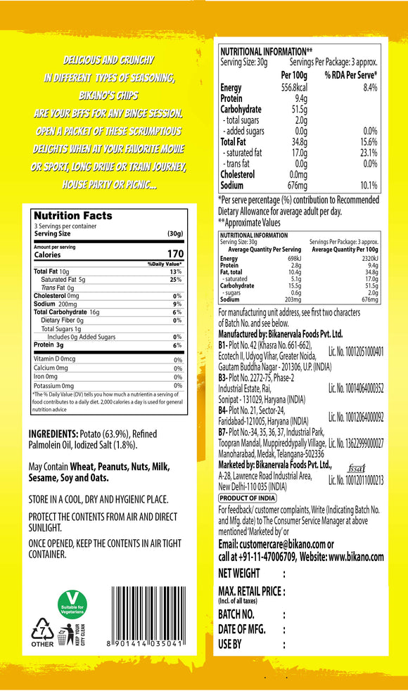 Chips Simply Salted