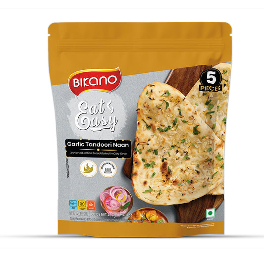 Tandoori Garlic Naan Frzn 400g