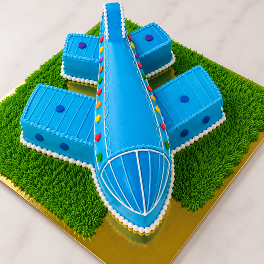 Aeroplane Theme Cake