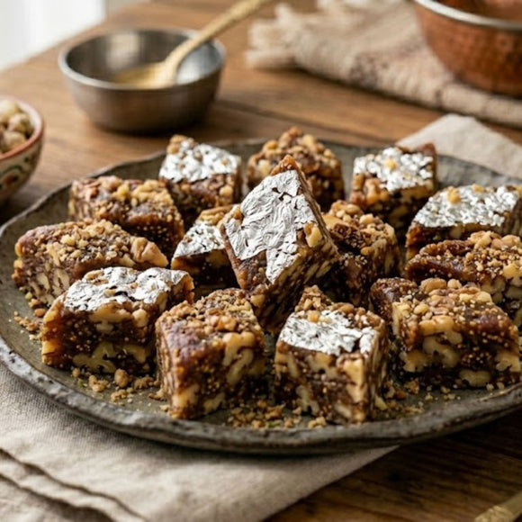 Akhrot Anjeer Burfi