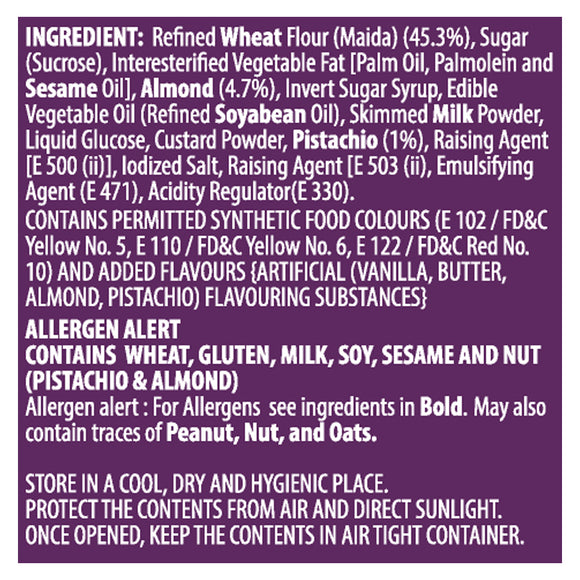 Premium Cookies Almond Pista