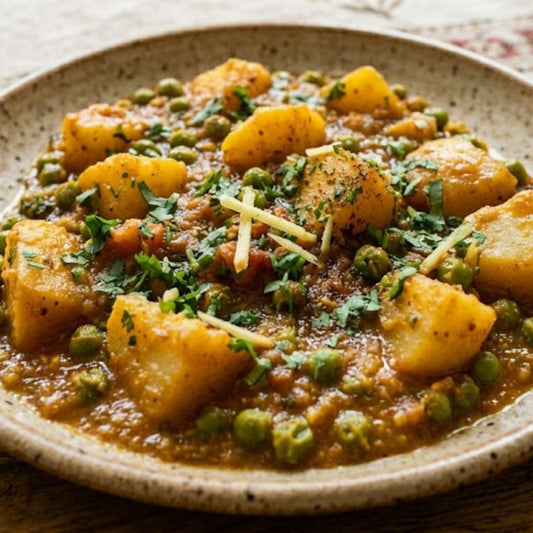 Aloo Matar Plate