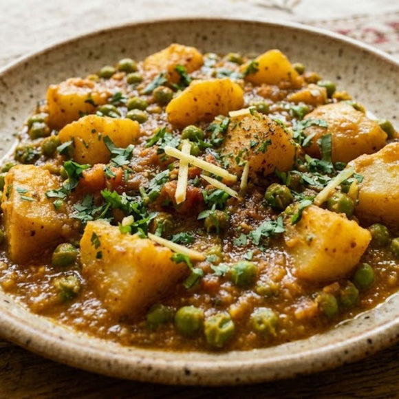 Aloo Matar Plate
