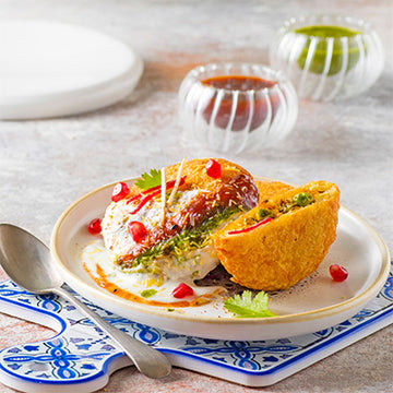 Aloo Tikki with Dahi