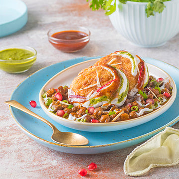 Aloo Tikki With Chole