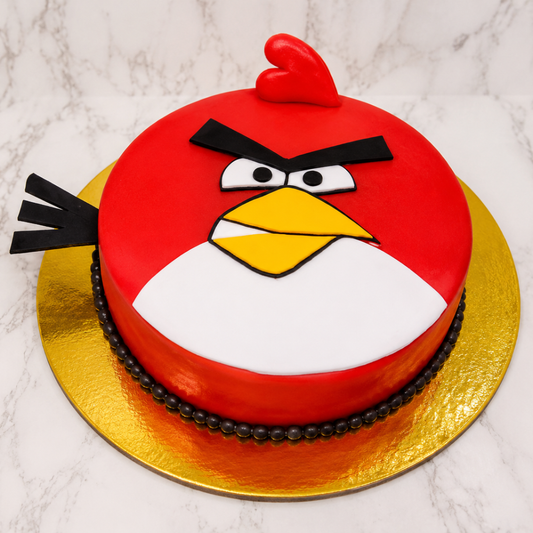 Angry Bird Theme Cake
