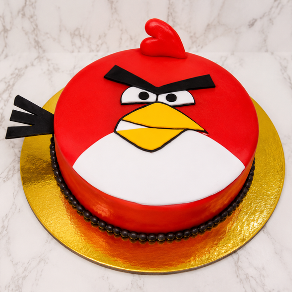 Angry Bird Theme Cake