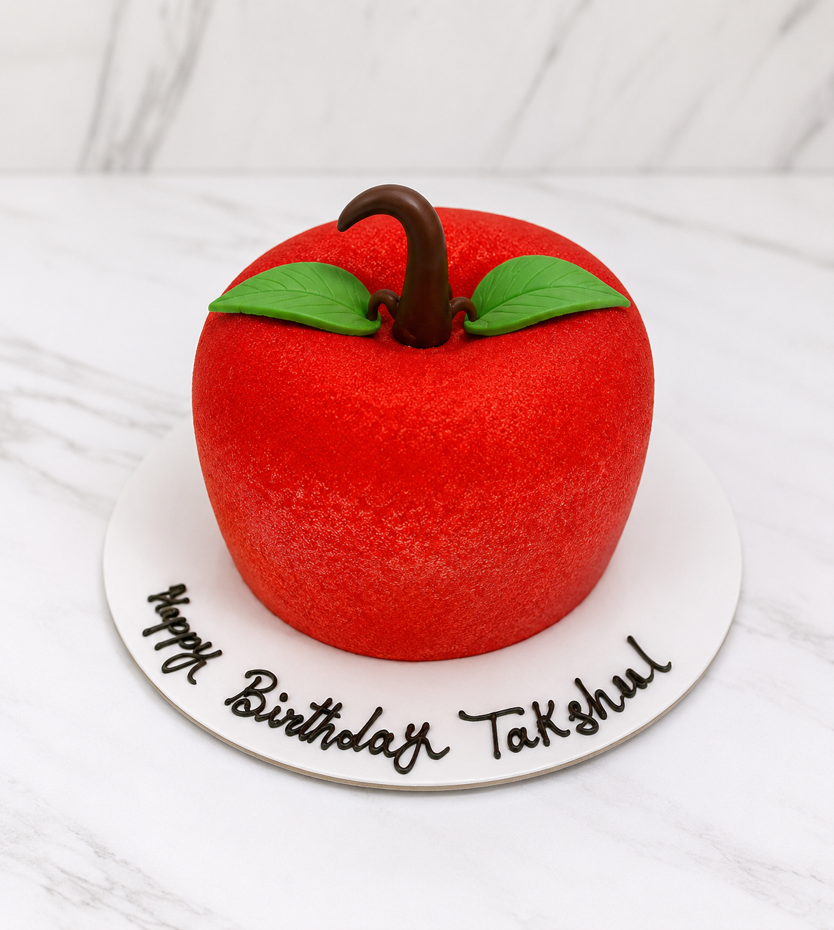 Apple Shape Designer Cake