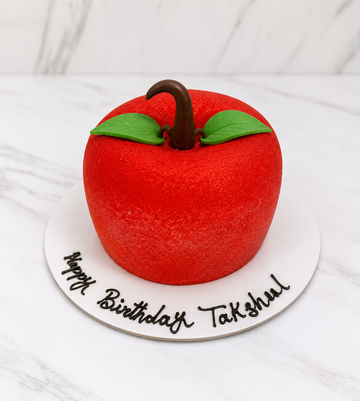 Apple Shape Designer Cake