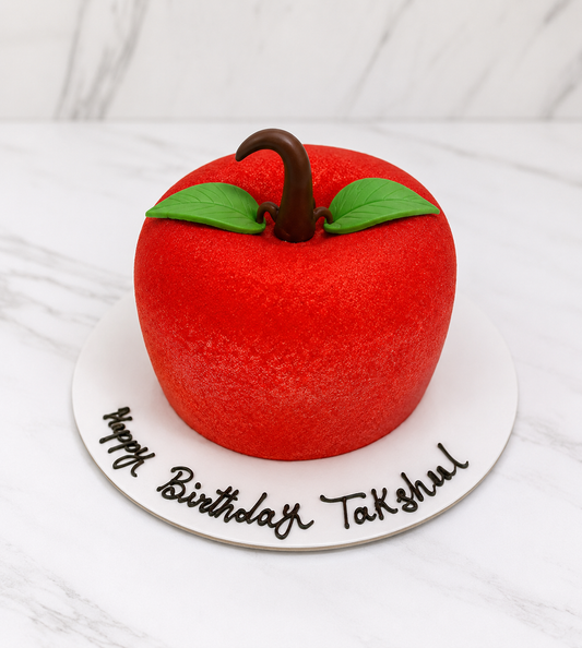 Apple Shape Designer Cake