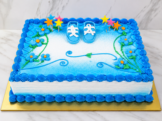 Baby Boy Celebration Cake