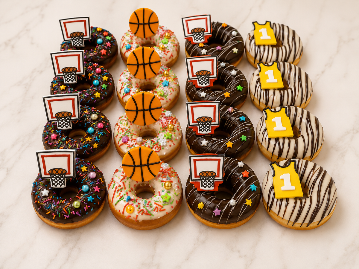 Basketball Theme Designer Donuts