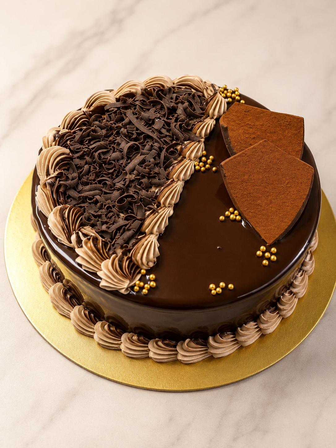 Belgian Chocolate Truffle Cake