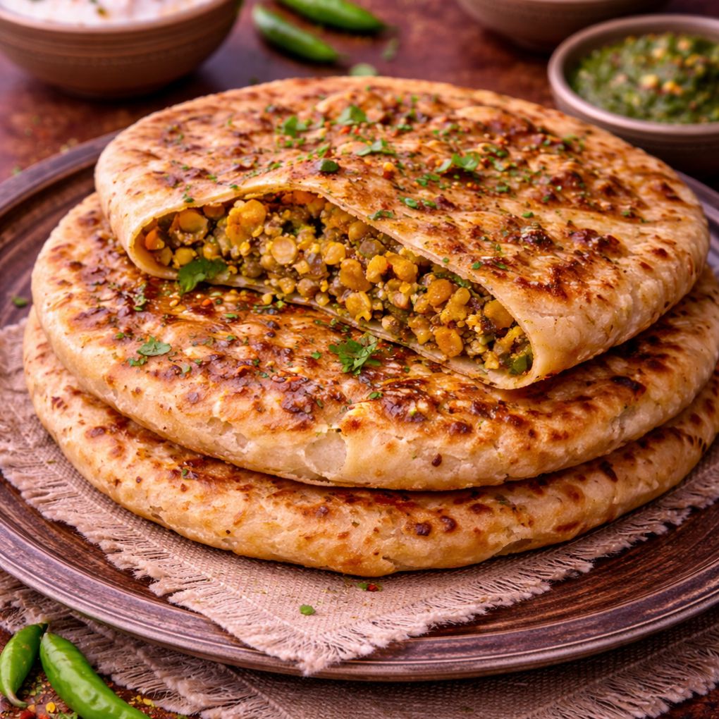 Bikaneri Dal Parantha