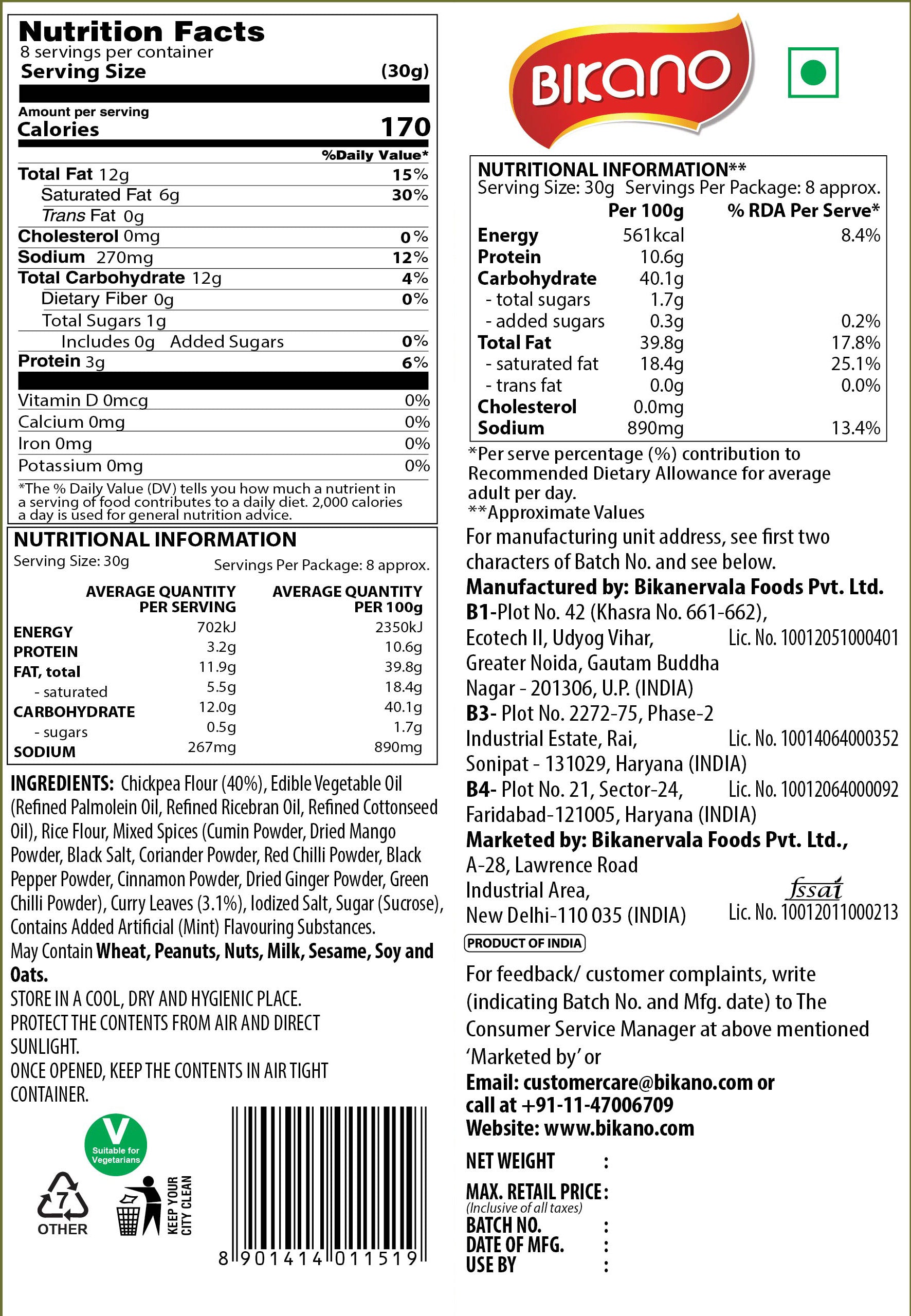 Boondi Pudina Bikanervala Catalogue boondi-pudina-bikanervala-catalogue