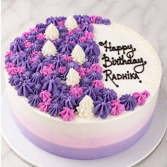 Buttercream Blossom Birthday Cake