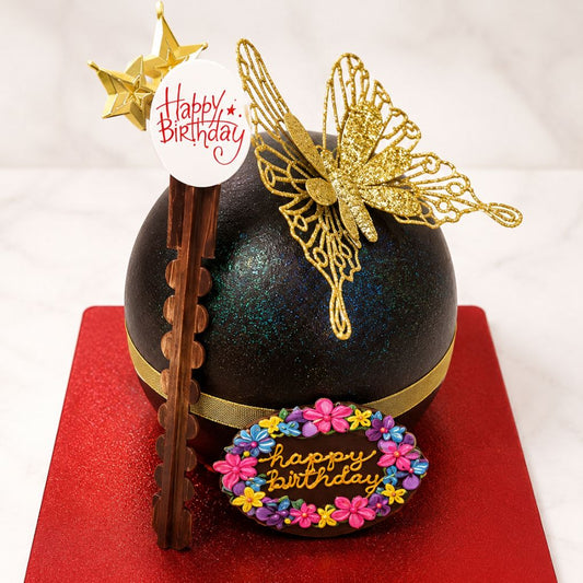 Butterfly Birthday Dome Cake