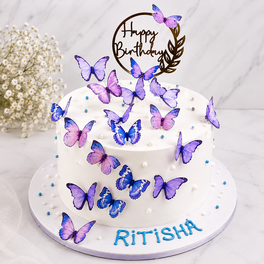 Butterfly Dream Birthday Cake