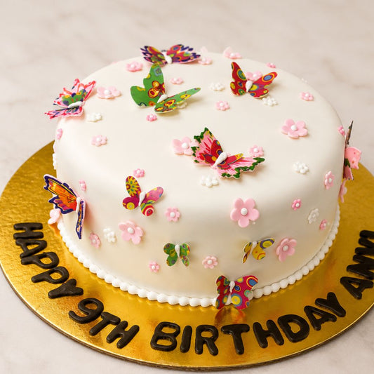 Butterfly Fantasy Birthday Cake