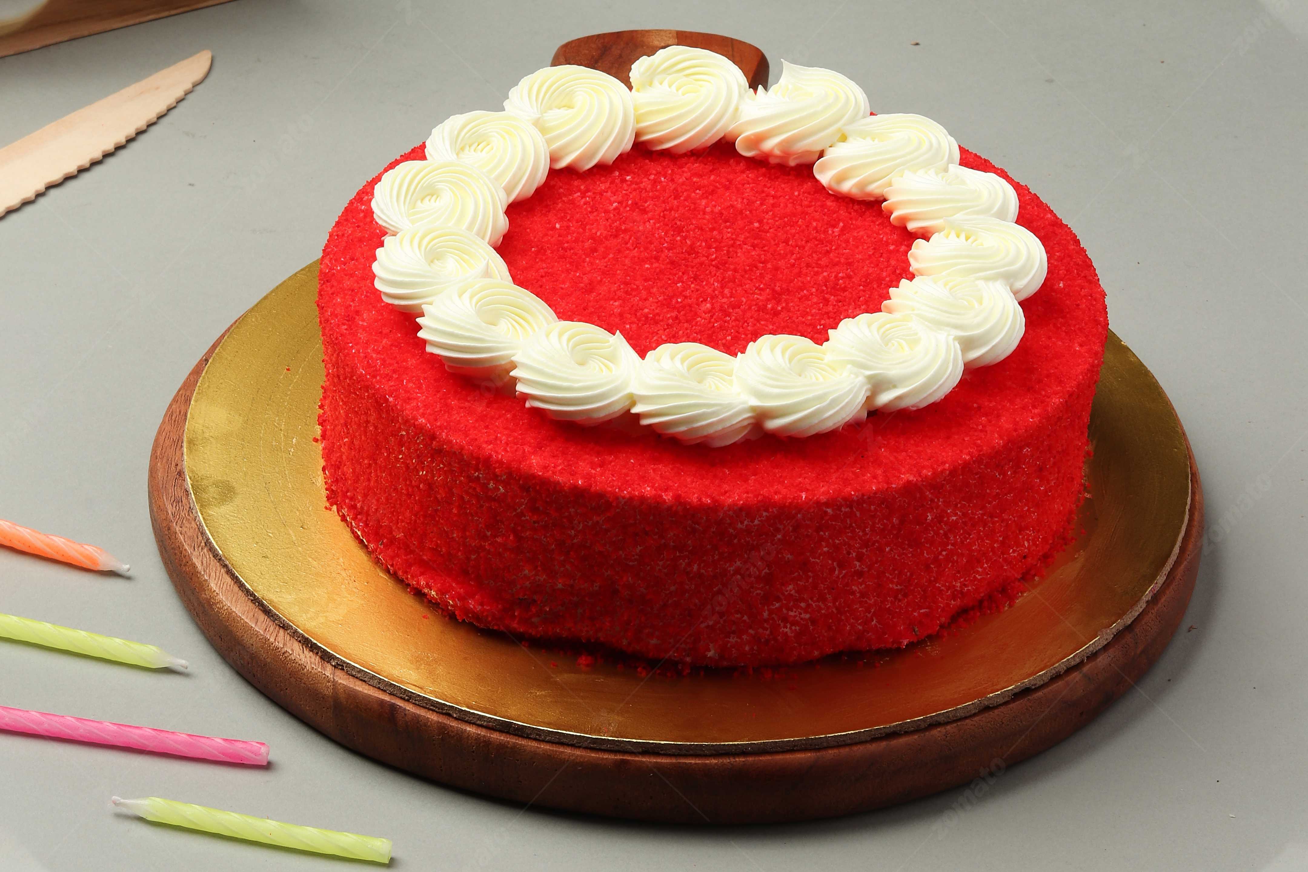 Dry Red Velvet Cake