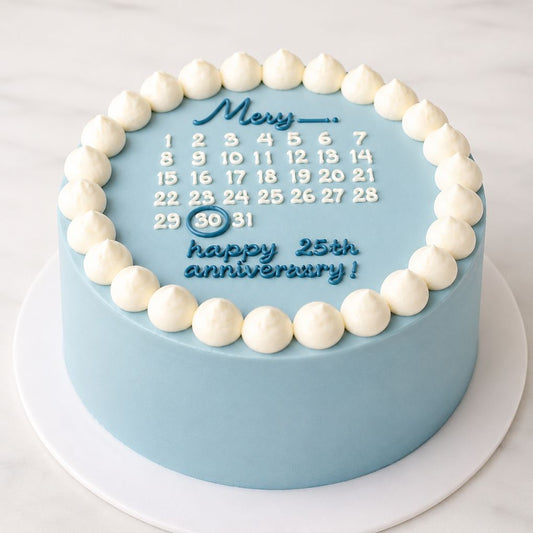 Calendar Anniversary Cake