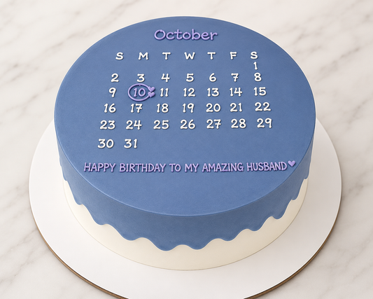 Calendar Date Birthday Cake