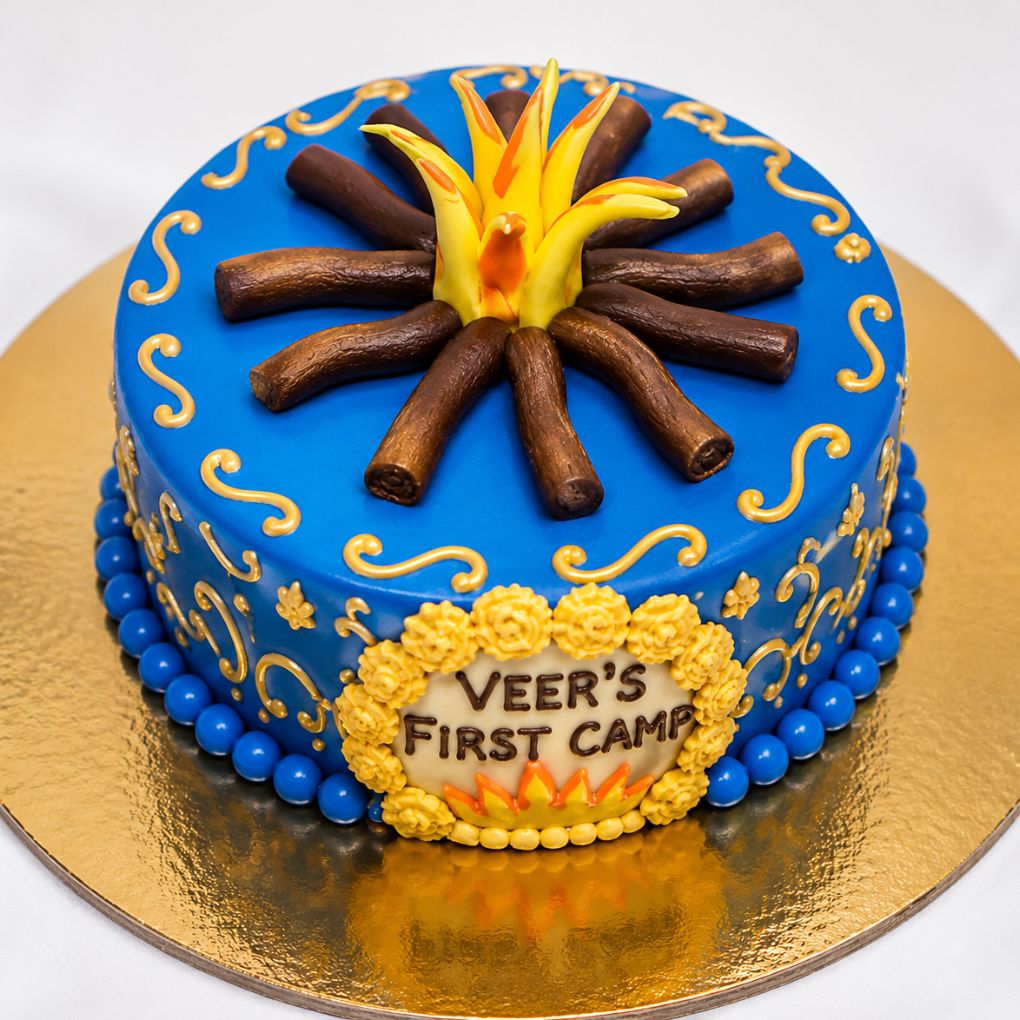 Smiley Star Theme Cake