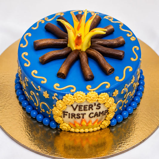 Smiley Star Theme Cake