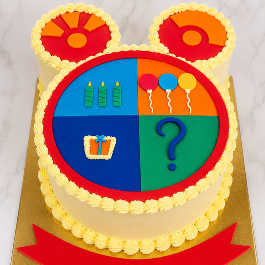 Cartoon Mouse Theme Birthday Cake