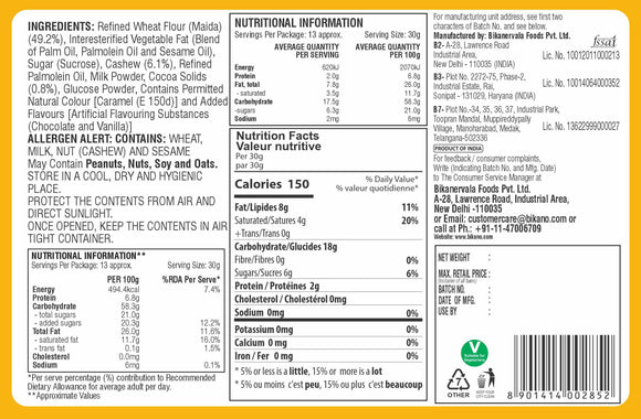 Biscuit Chocolate Kaju