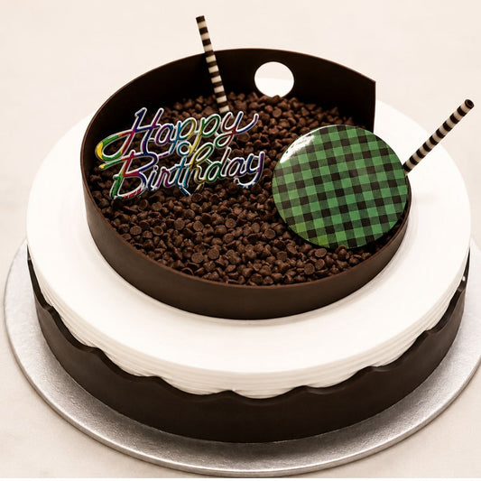 Chocolate Chip Birthday Cake