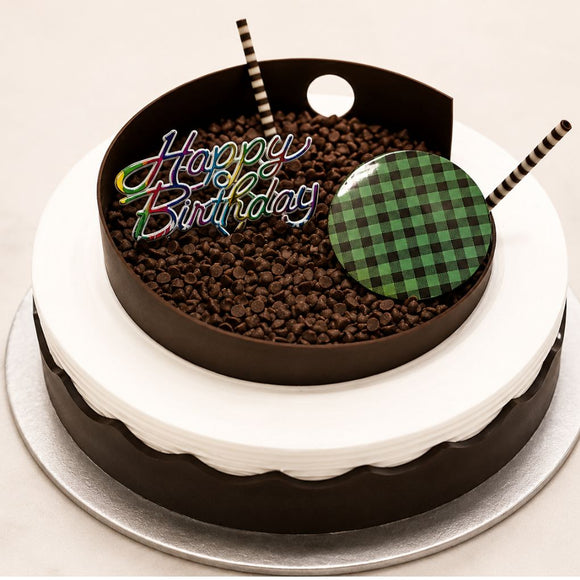 Chocolate Chip Birthday Cake