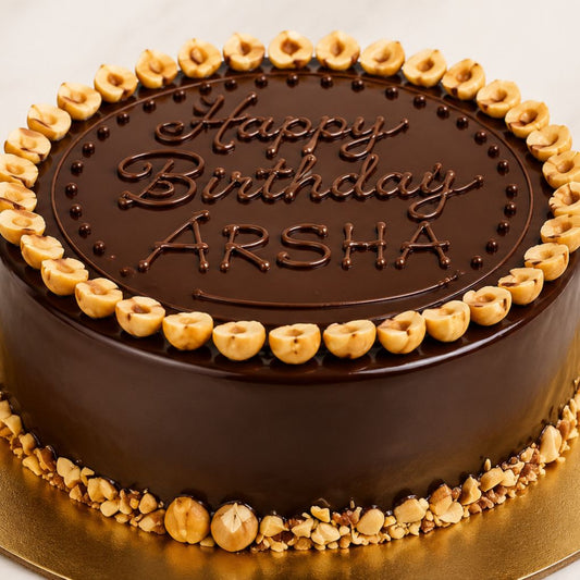 Chocolate Hazelnut Birthday Cake