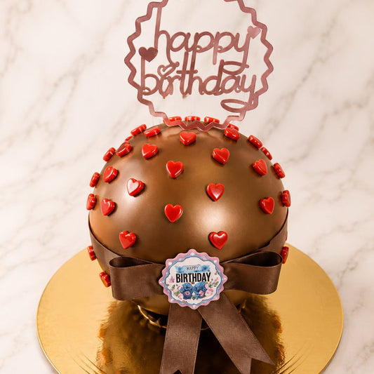 Chocolate Heart Pinata Cake