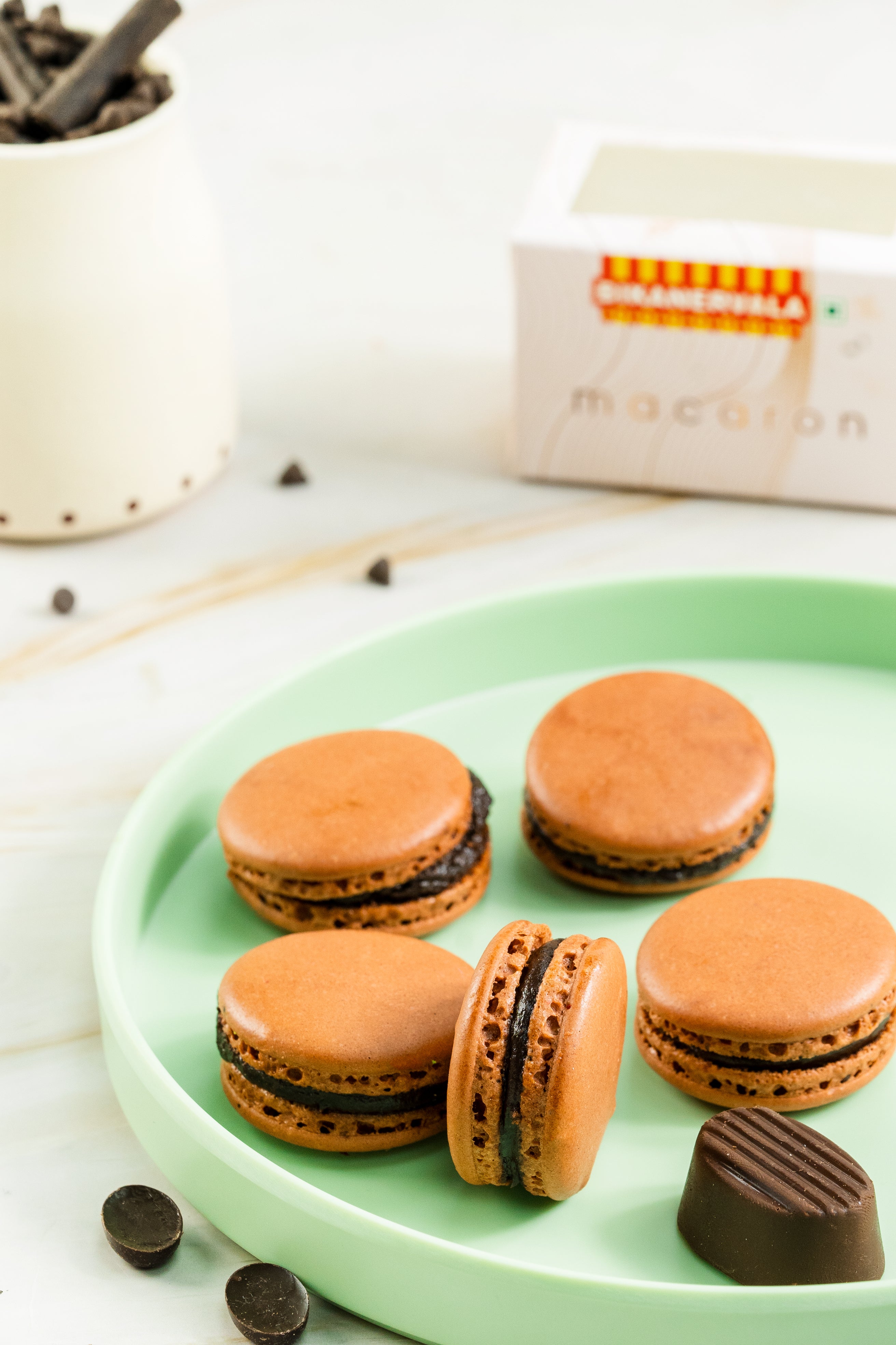 Macaron Belgium Chocolate