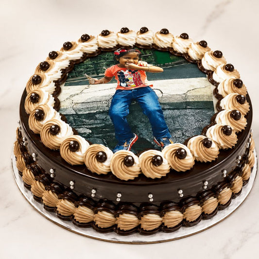 Chocolate Photo Cake