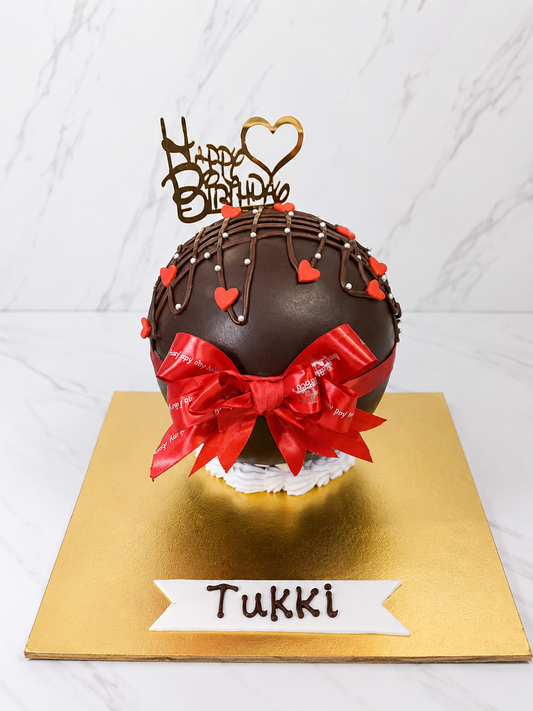 Chocolate Pinata Surprise Cake