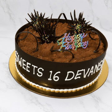 Chocolate Truffle Birthday Cake
