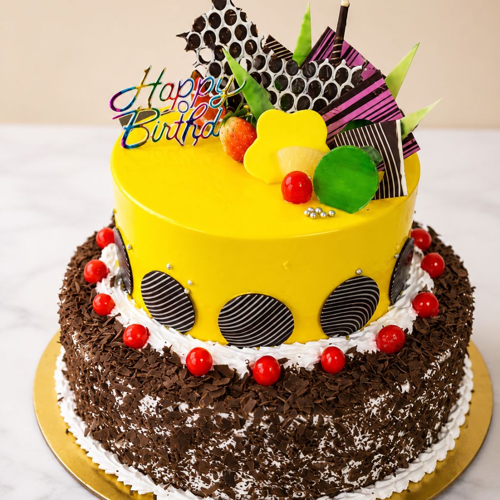 Chocolate Truffle Designer Birthday Cake