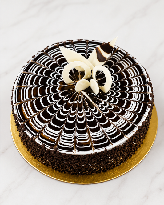 Chocolate Truffle Web Cake