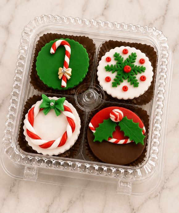 Christmas Fondant Cookies
