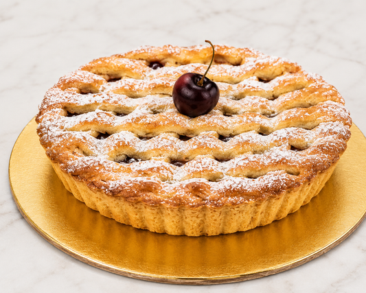 Classic Cherry Lattice Tart