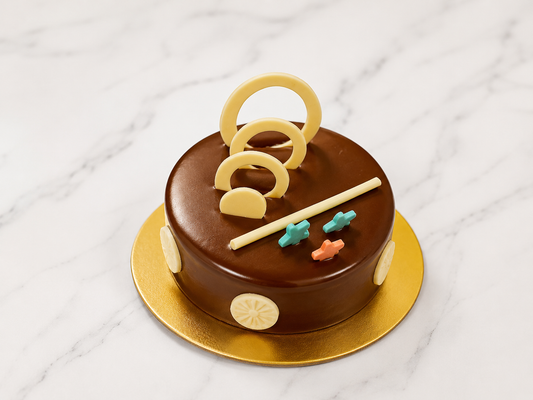 Classic Chocolate Mirror Glaze Cake 2