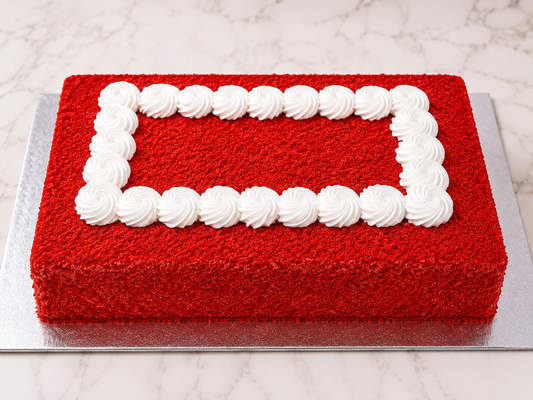 Classic Red Velvet Celebration Cake